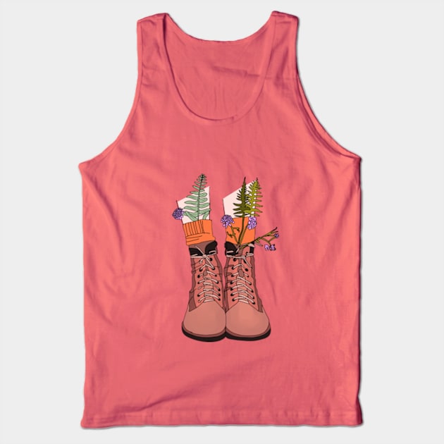 Plants on boots Tank Top by uveyiknur